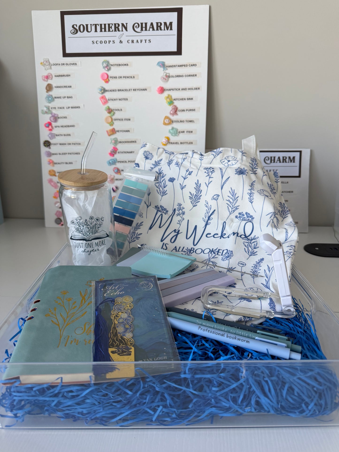 Sky Blue Book Lover's Bundle – 15+ Piece Reading Gift Set