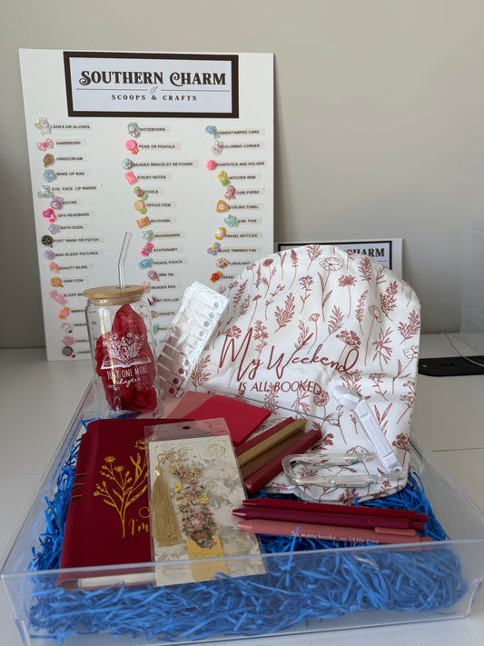 Burgundy Book Lover's Bundle – 15+ Piece Reading Gift Set