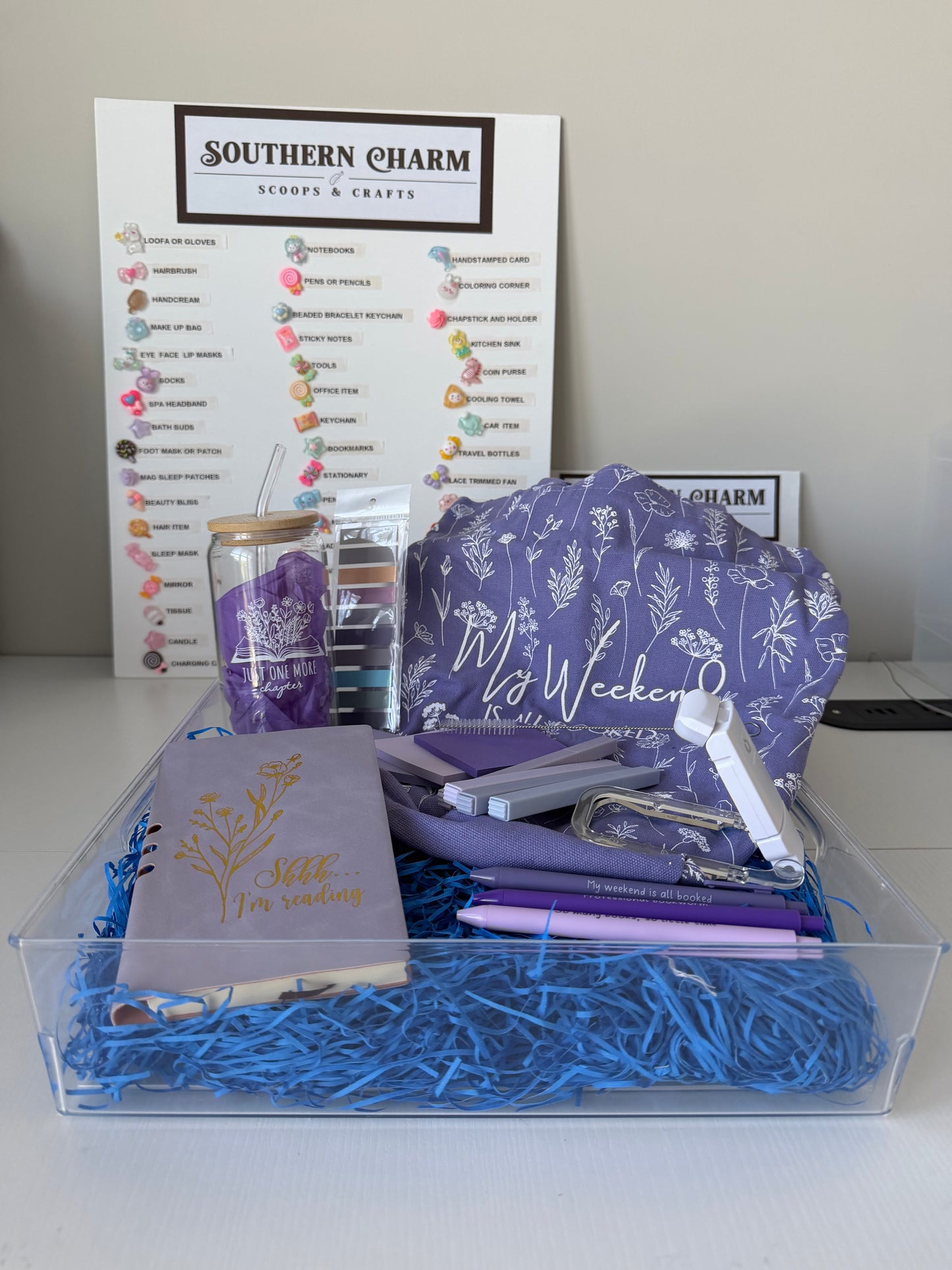 Lavender Book Lover's Bundle – 15+ Piece Reading Gift Set