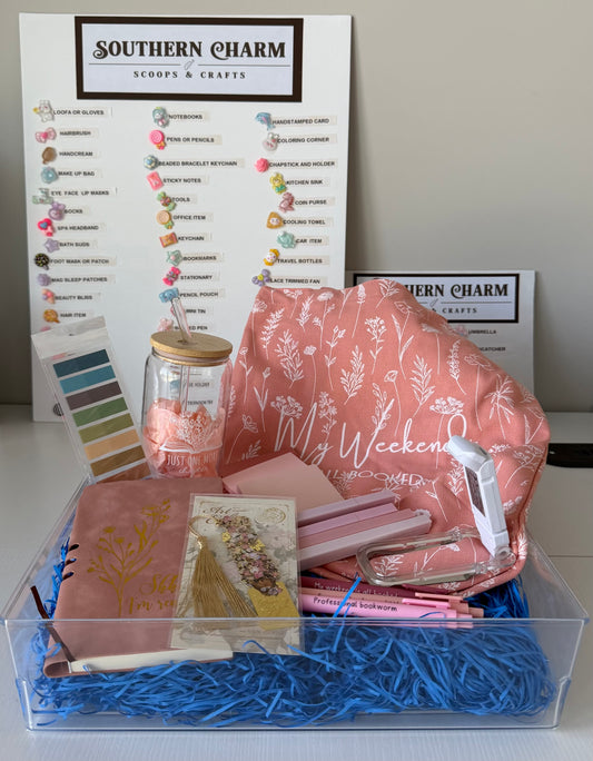 Blush Pink Book Lover's Bundle – 15+ Piece Reading Gift Set