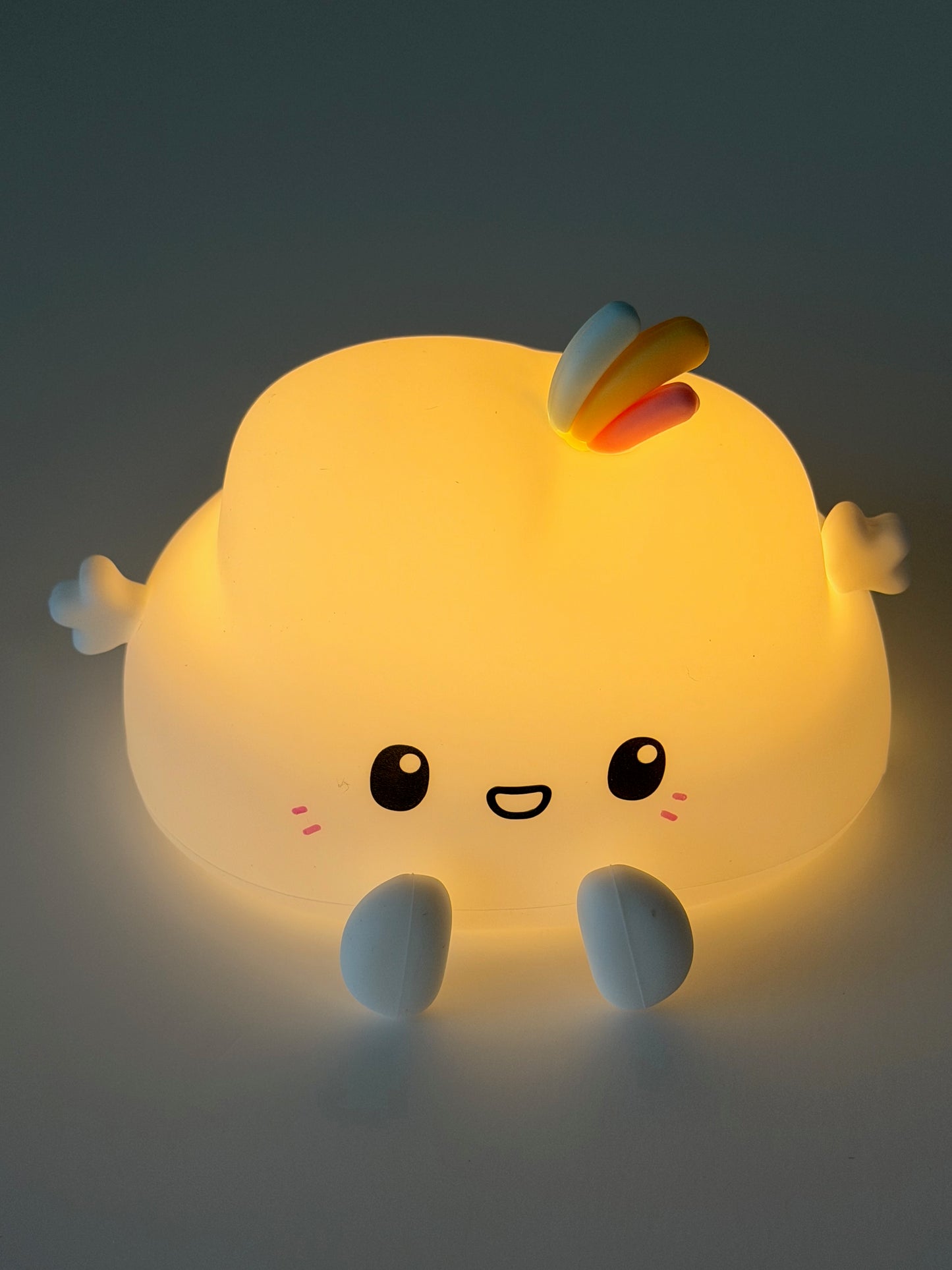 Cloud Night Light... USB Rechargeable Silicone LED Lamp