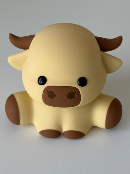 Highland Cow Night Light... USB Rechargeable Silicone LED Lamp