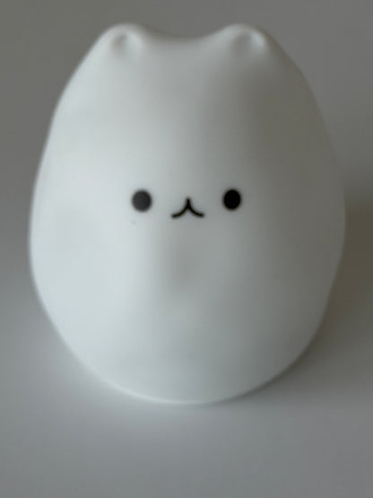 Cat Night Light... USB Rechargeable Silicone LED Lamp