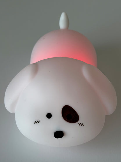 Puppy Night Light... USB Rechargeable Silicone LED Lamp