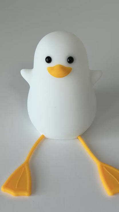 Product title: Duck Night Light... USB Rechargeable Silicone Squeeze Lamp